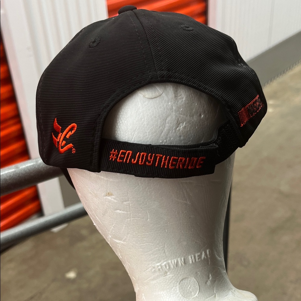 Bold Red Racing Hat with Yellow Number 24 - Picture 3 of 10